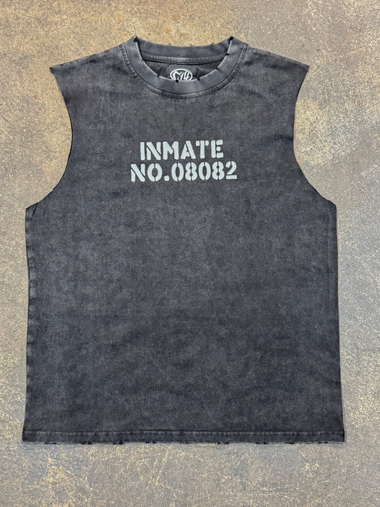 "INMATE08082" MUSCLE SHIRT