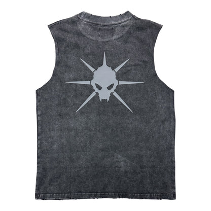 "CC-SKULL" MUSCLE SHIRT