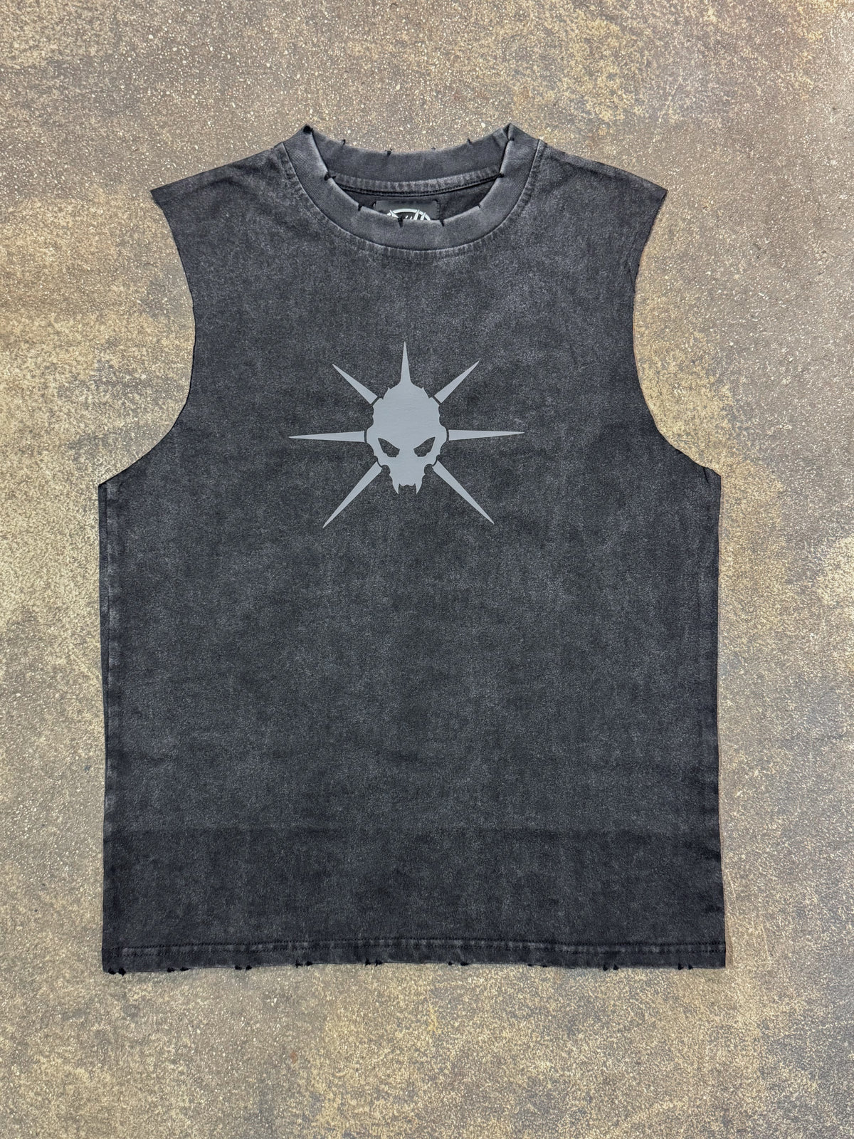 "CC-SKULL" MUSCLE SHIRT