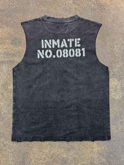 "INMATE08081" MUSCLE SHIRT