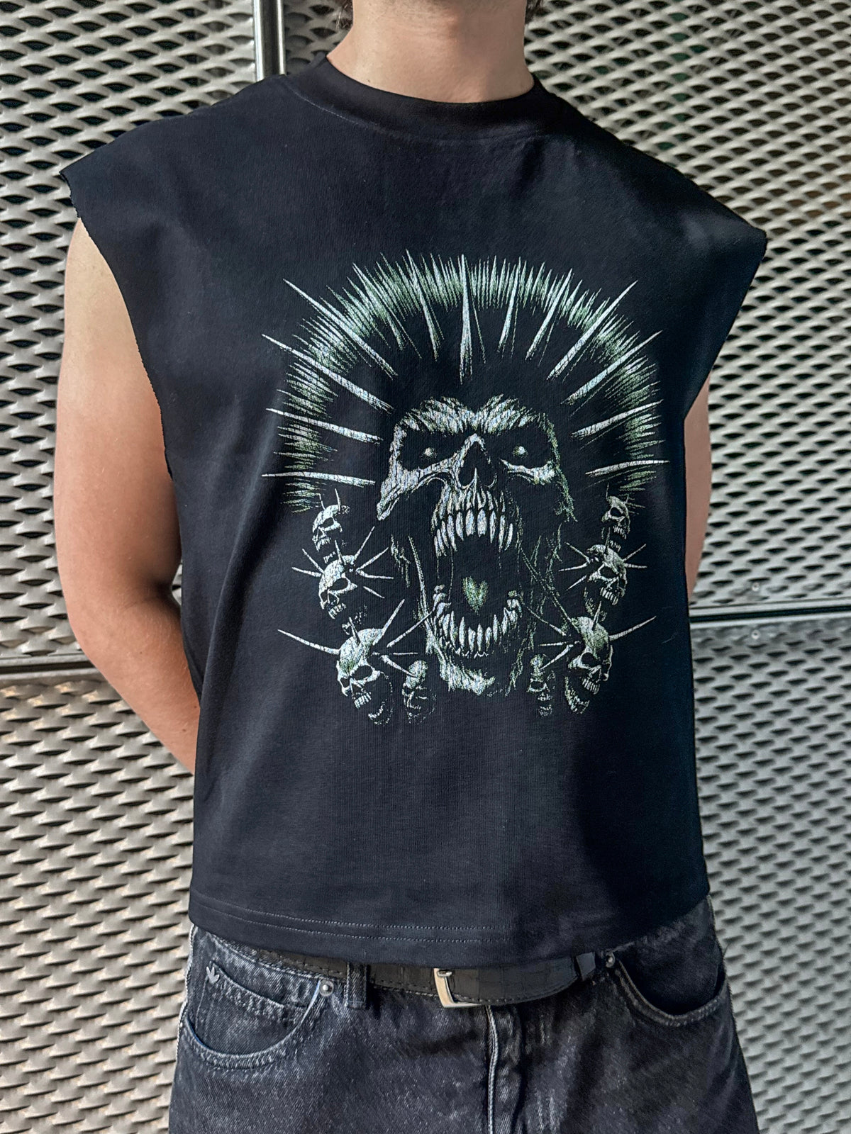 "TRASH METAL" MUSCLE SHIRT