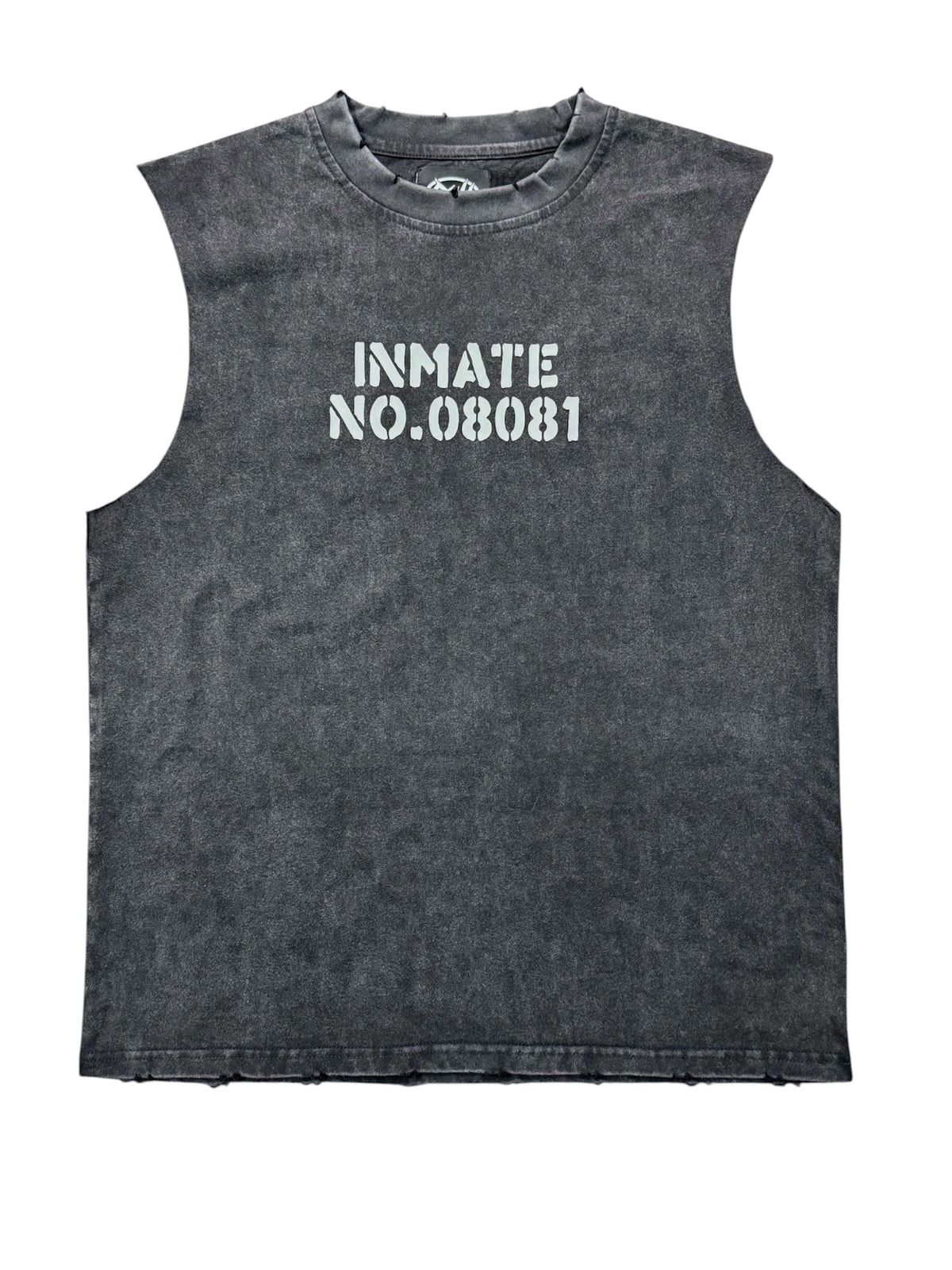 "INMATE08081" MUSCLE SHIRT